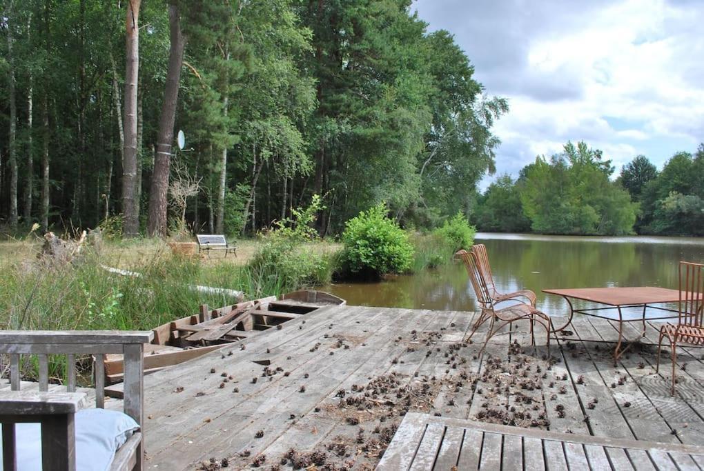 Paradis Perdu En Sologne Avec Plage Privee Villeny 외부 사진